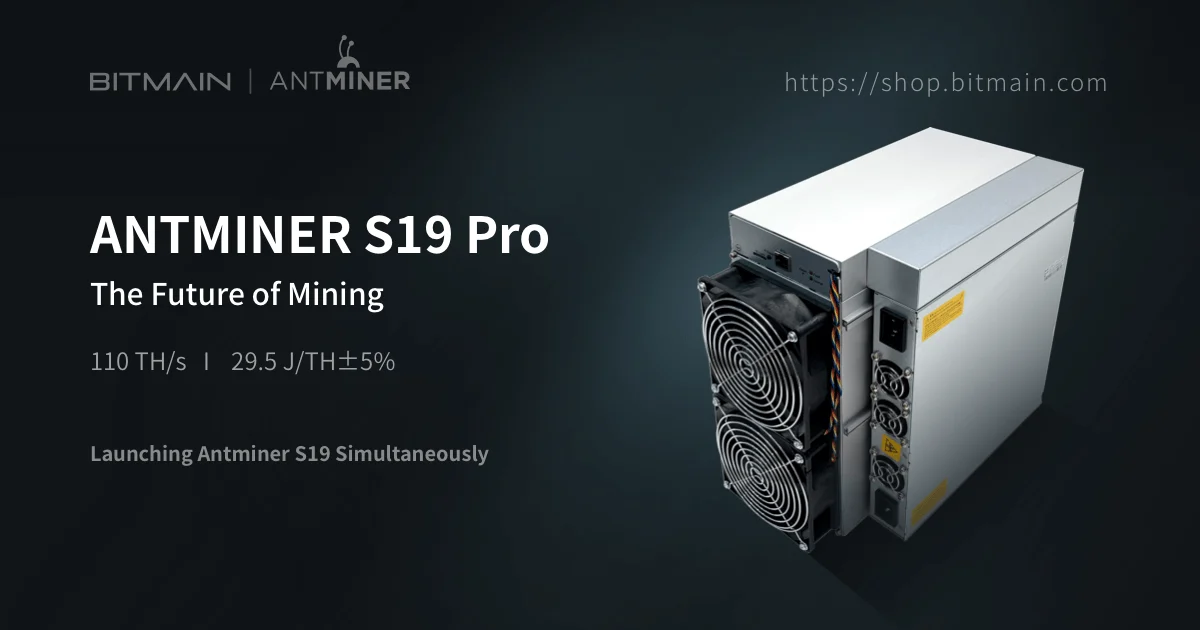 Bitmain Announces Specs For Next Gen Antminer S19 And S19 Pr