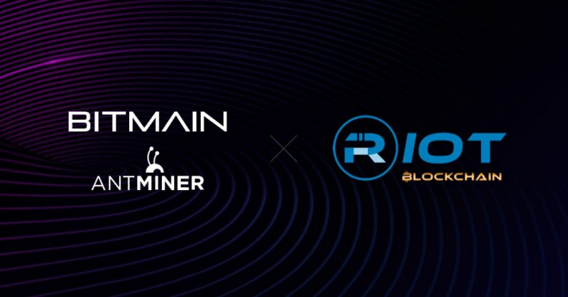 BITMAIN Signs $17.7 million ANTMINER S19 Pro Deal with Nasdaq-Listed Riot Blockchain